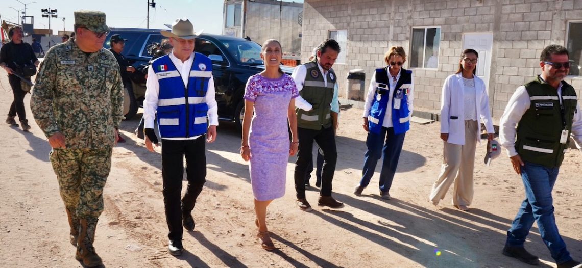 Supervisan Alfonso Durazo y Claudia Sheinbaum nuevo Hospital en SLRC