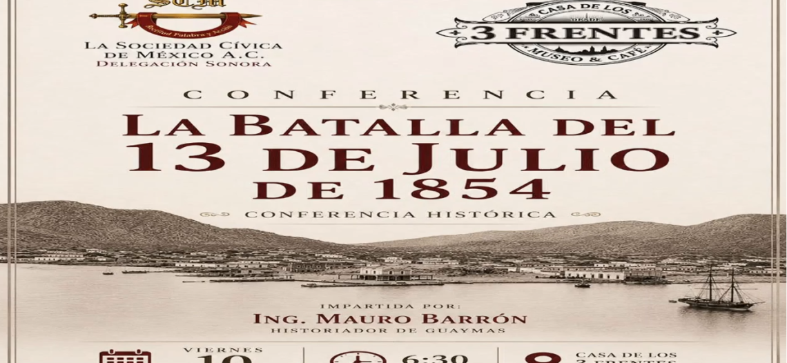Cómo fue la batalla del 13 de julio de 1854; anuncian conferencia