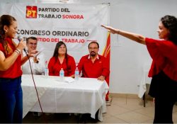Destaca el PT la participación de la juventud en Puerto Peñasco; Eunice Grijalva protesta como dirigente juvenil 