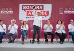 Durazo acerca gobierno, becas y apoyos a comunidades del noroeste de Sonora