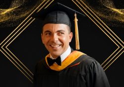 Cristian Castro se gradúa de preparatoria; Verónica Castro lo acompañó en CDMX