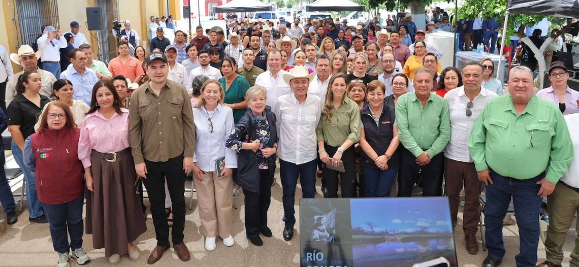 Durazo y Sheinbaum impulsan remediación del Río Sonora tras 12 años de espera