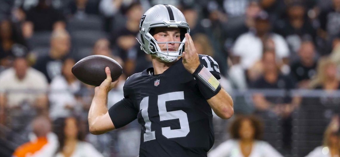 Fernando Mendoza lanza su primer touchdown con Las Vegas Raiders