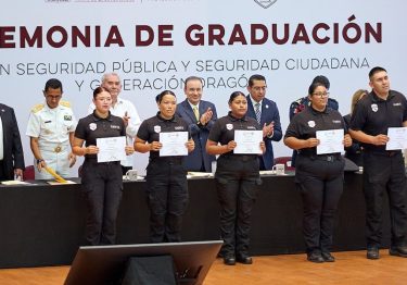 Durazo fortalece Policía Estatal con incorporación de 271 nuevos elementos