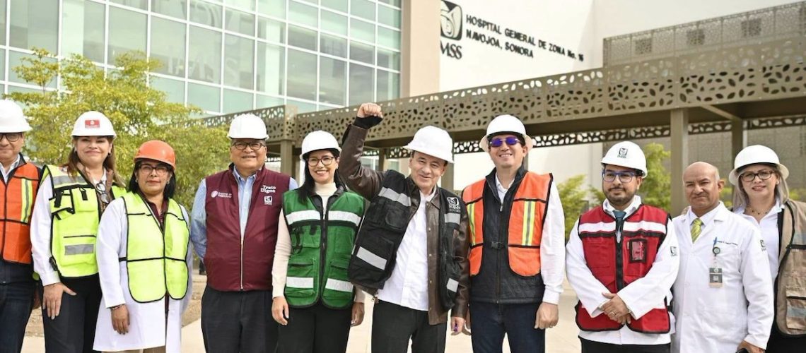 Gobernador Alfonso Durazo marca récord en salud: 10 hospitales en cinco años