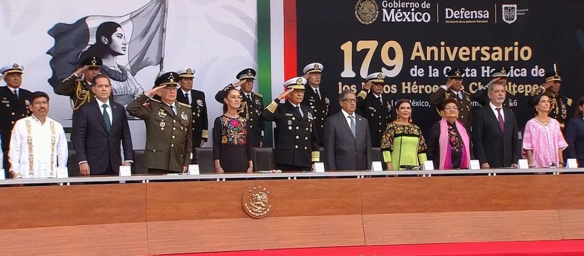 Sheinbaum conmemora la gesta de los Niños Héroes con solemne homenaje nacional