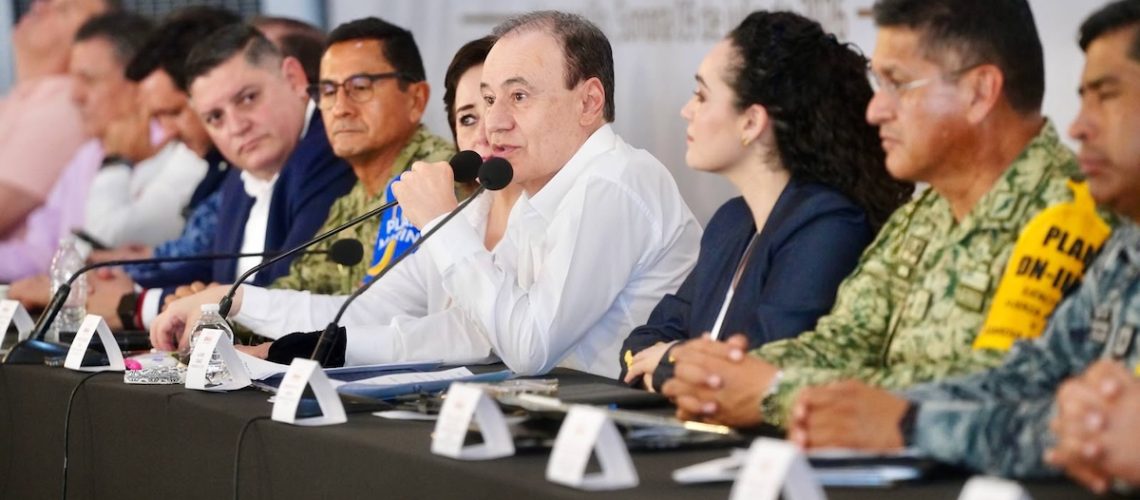 Gobernador Durazo mantiene despliegue preventivo ante la llegada de “Polo”