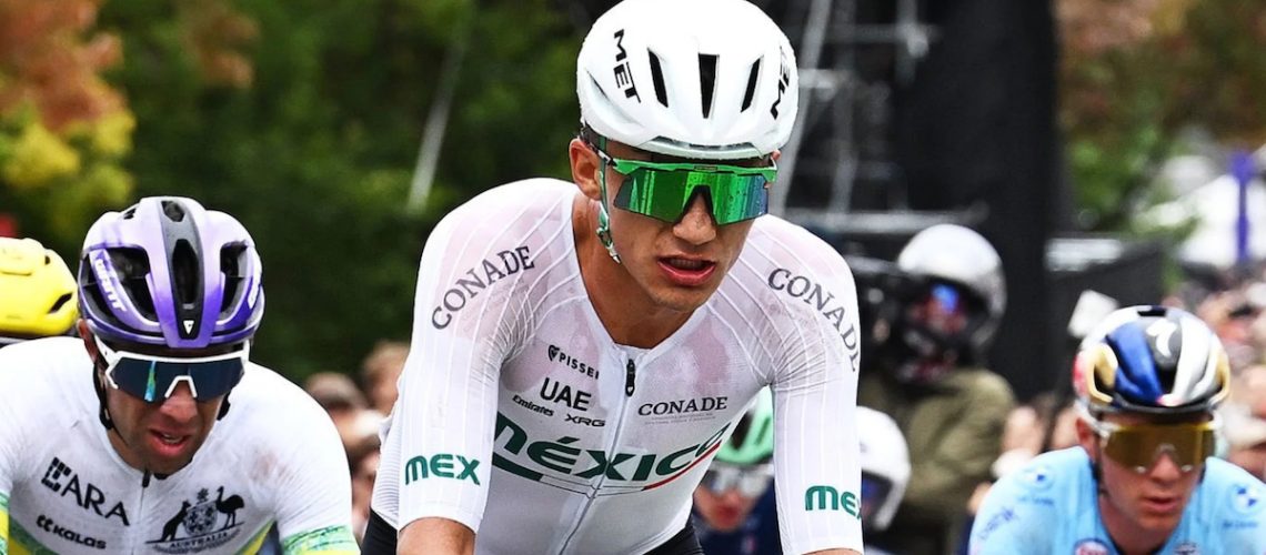 Isaac del Toro finaliza quinto en el Mundial de Ciclismo celebrado en Montreal
