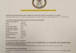 Capitanía de Puerto en Guaymas advierte sobre oleaje y viento
