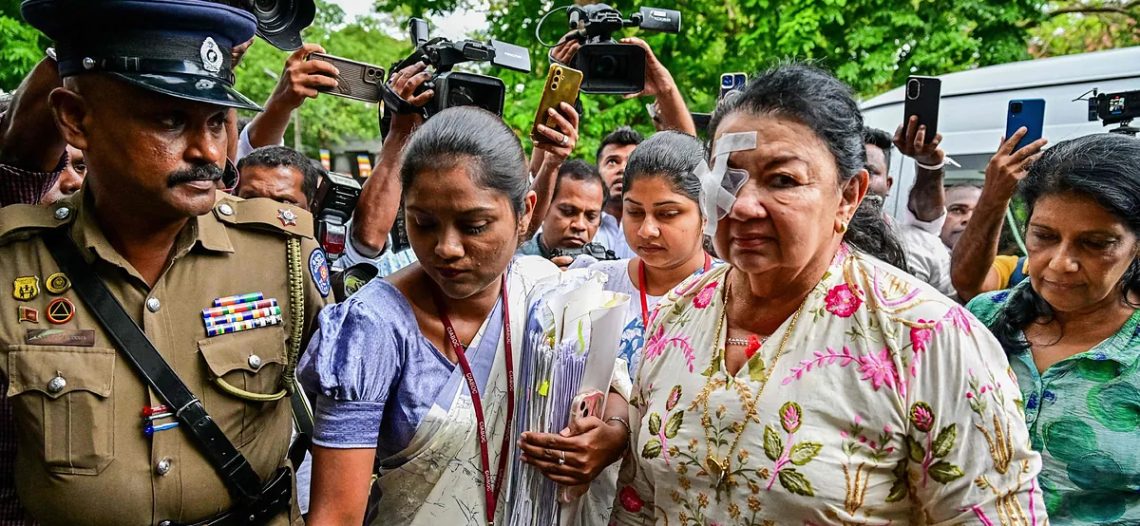 La exprimera dama de Sri Lanka es detenida por supuesto desvío de fondos