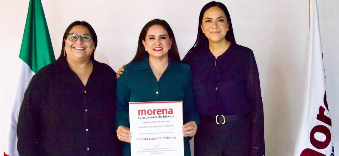 Célida López coordinará comités de transformación de Morena en Hermosillo