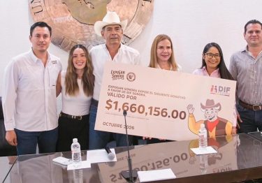 Recibe Gobierno de Sonora donativo de más de 1.6 mdp para DIF Sonora