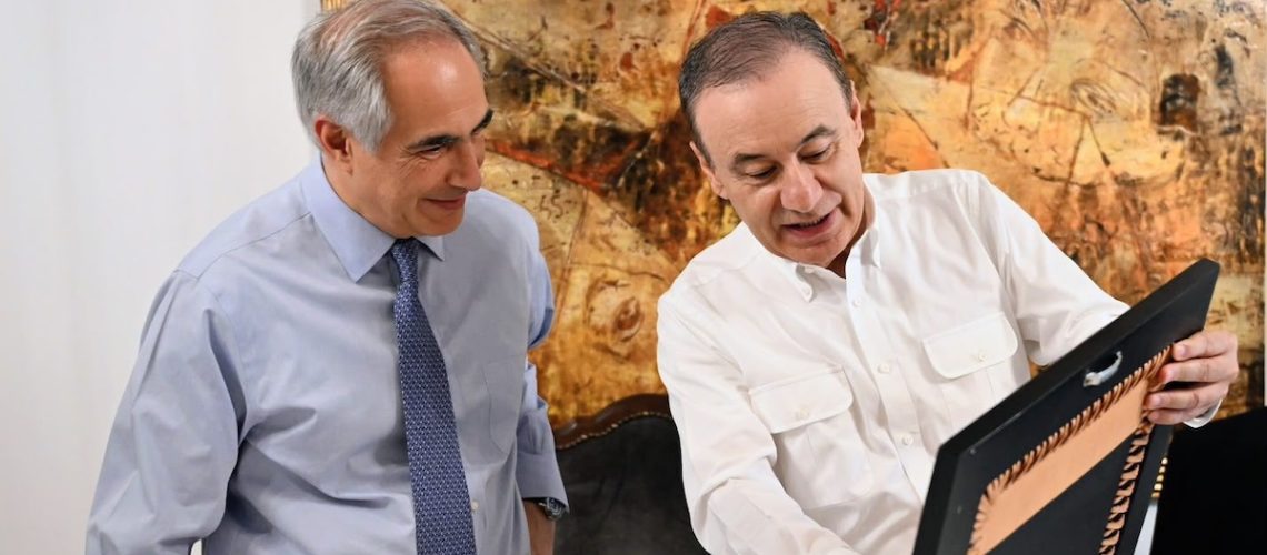 Alfonso Durazo acuerda cooperación con Chile para atraer inversión minera a Sonora