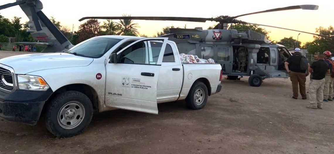 Gobierno de Sonora coordina recuperación de comunidades afectadas por «Polo»